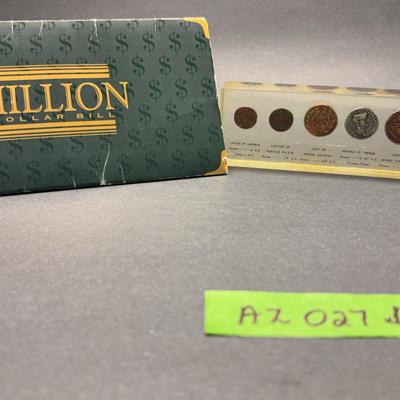 AZ027J Kings Coins And Dollar Bill (replicas) 