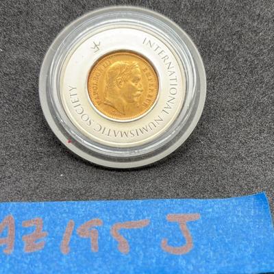 AZ195J 1868 Napoleon III Empereur Coin