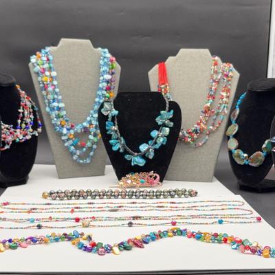 AZ167 Beaded Necklaces and More  