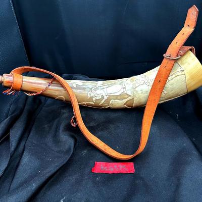 AZ637J A Gun Powder Horn