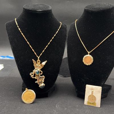 AZ200J 14K Necklaces With Pendants 