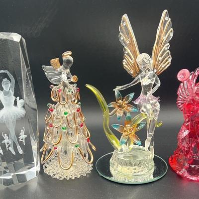 AZ692J 3D Etched Glass Ballerina and More Home Decor