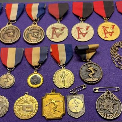 AZ012J Track And Field Medals 