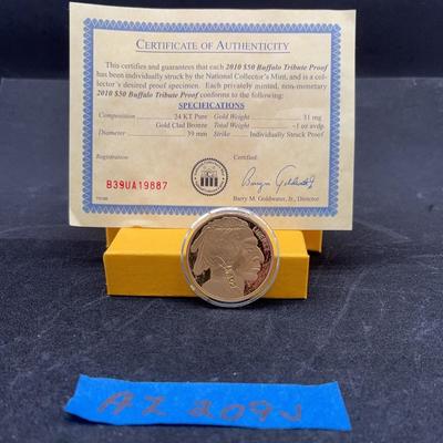 AZ209J 2010 $50 Buffalo Coin #2 (copy)