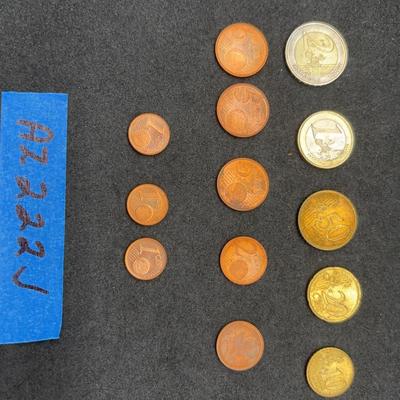 AZ222J Euro Coins 