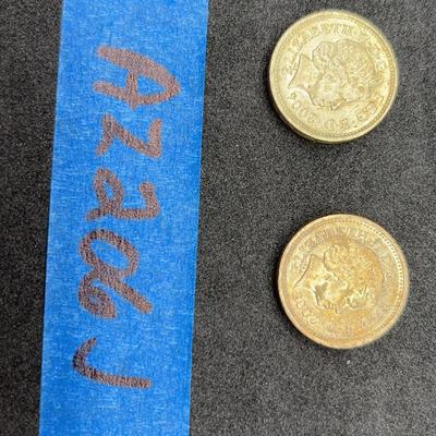 AZ206J 2004 & 2005 Elizabeth II Coins (One Pound Each )