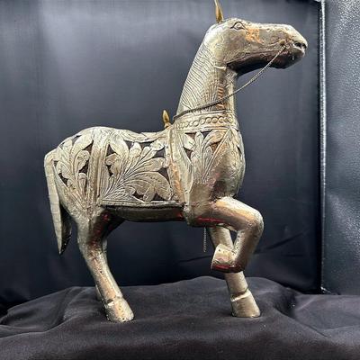 AZ624J Mid-Century Modern Horse Sculpture 