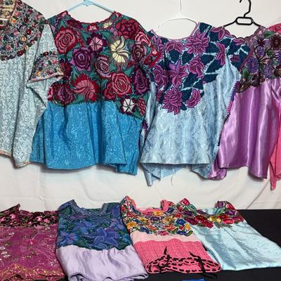 AZ141J Unique Embroidery Design Blouses 