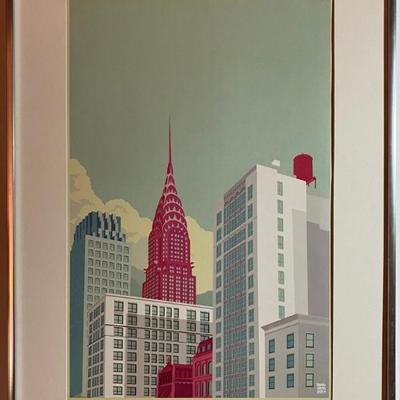 Silkscreen Print Of Park Ave By Remko Heenskerk