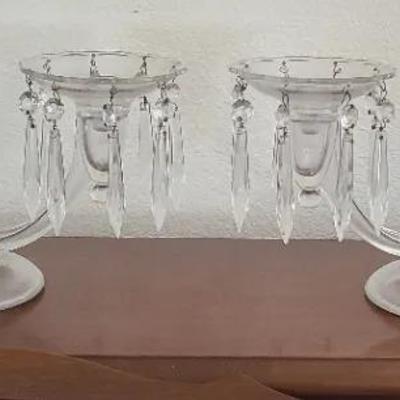Crystal Clear Candelabras For Tasteful Tapers