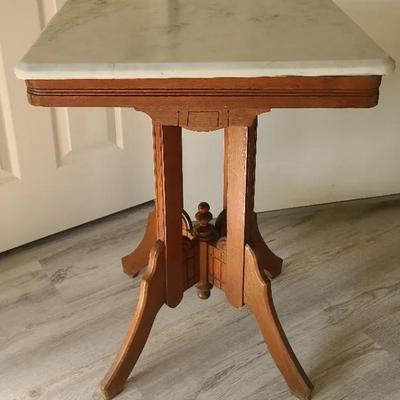 Marble Top Accent Table