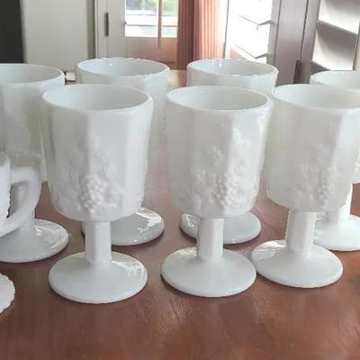 Milk Glass Vessels