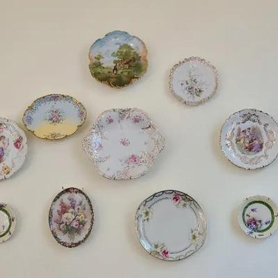 Collection Of Gold Rimmed China Playes & Platters