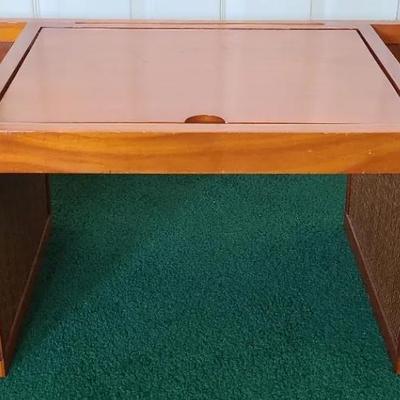 Slide Into Style: Mid-Century Modern Sidekick With Cane Charm