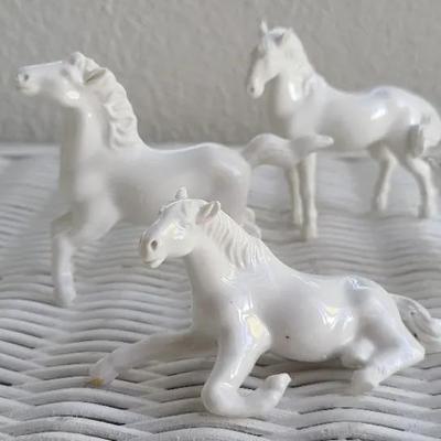 Pearly Porcelain Horses