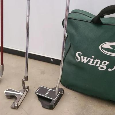 Odyssey, Pins, Taylormade, And Training Aid 