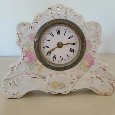 West Germany Porcelain Clock