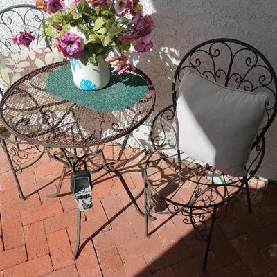 Outdoor Iron Bistro