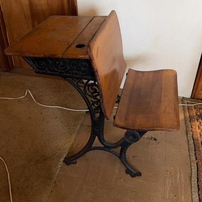 Antique School Desk