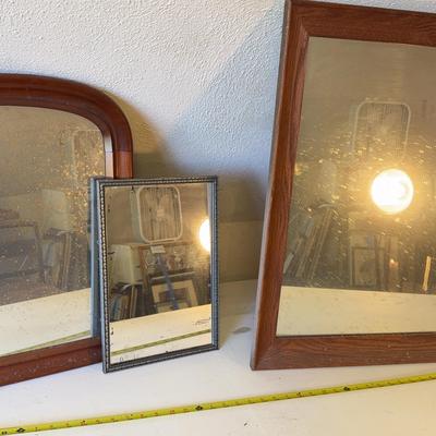 3 vintage Mirrors