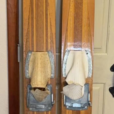 Antique Wooden Water Skis
