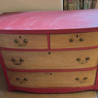 Antique Wooden Painted Dresser