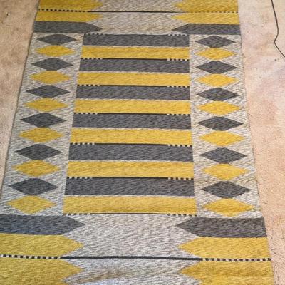 Vintage Hand Woven Area Rug