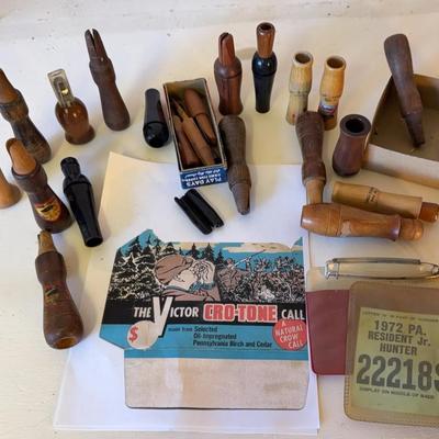 Lot Of Vintage Duck Calls