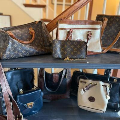 Vintage Designer Purses - Coach, Louis Vuitton and others