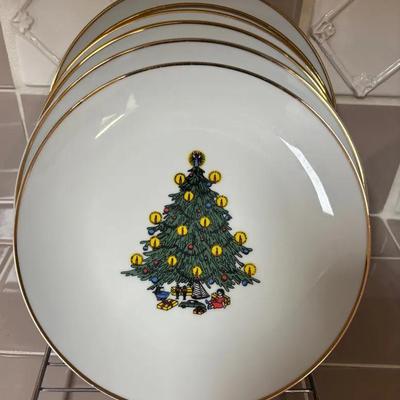 Rare "BC Clark" Jewelry Store Anniversary Christmas Plates