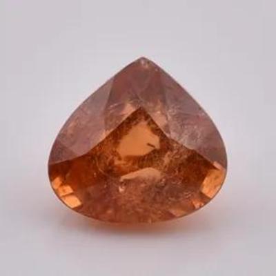 1 Carat Natural Unheated Pear Spessartite Garnet - SI1