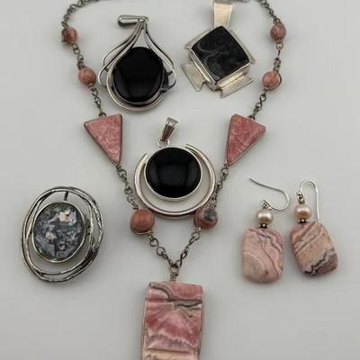 Sterling Silver Stone Jewelry: Onyx & More