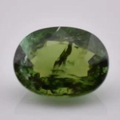 1.4 Carat Natural Unheated Oval Green Tourmaline - SI1