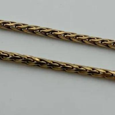 14k Yellow Gold Chain Necklace