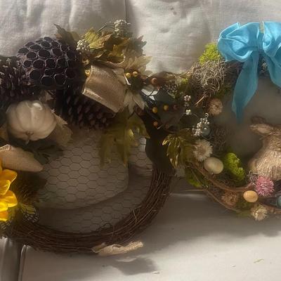Easter And Fall Wreath 