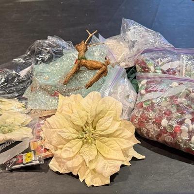 Christmas Decor, Nintendo Games, Flowers, Marbles And Misc Items