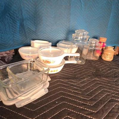 Corningware And Jars