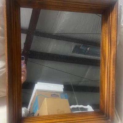 Wooden Mirror