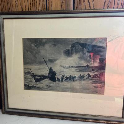 “The Struggle For Life” Print By A. Morlon 