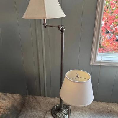Extending Floor Lamp & Extending Desk Lamp