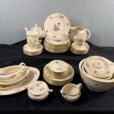 Vintage China Set By Household Institute In Priscilla Pattern