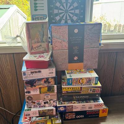 Puzzles, Darts And Board Games