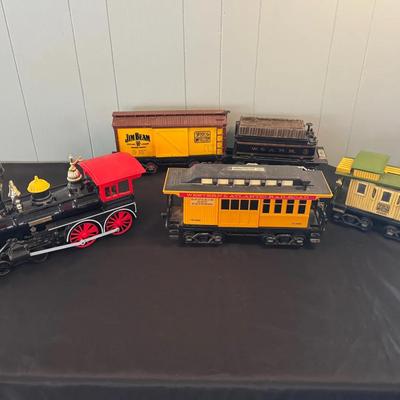 Vintage Jim Beam Western Atlantic Railroad Decanter Set