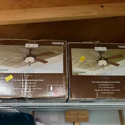 2 Ceiling Fan Lights New In Box Allen + Roth