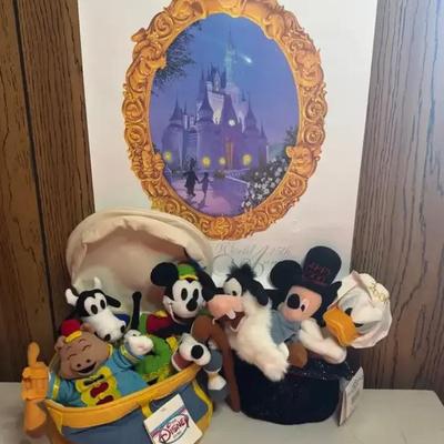 Disney Plush Bean Bag Set: 2000 Celebration & Silly Symphonies