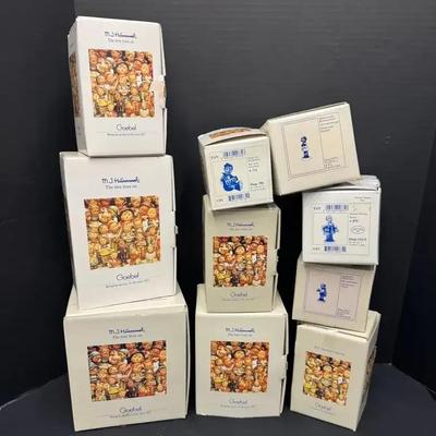 10 Vintage Goebel Figurines Circa 1967-1998 With Packaging