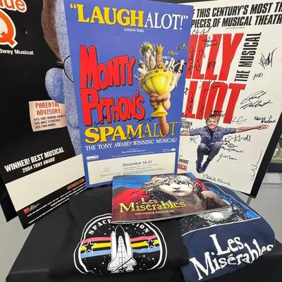 Signed Monty Python Theatre Poster, Signed Billy Elliot Poster & Broadway Memorabilia