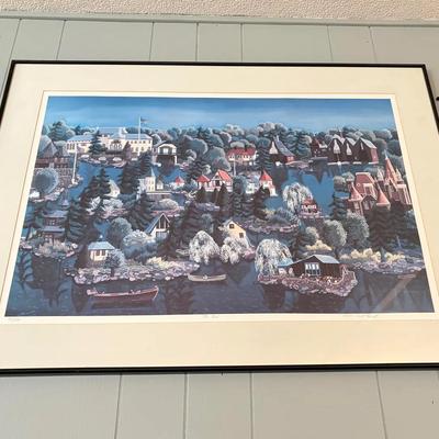 “The River” Signed And Numbered By Edith Lunt Small 