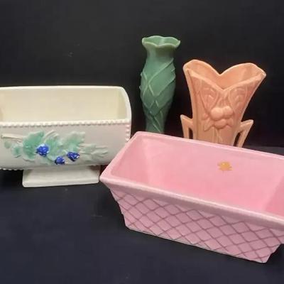 Vintage McCoy Planters & Vases Made In USA