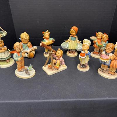 Collection of 10 Goebel Figurines